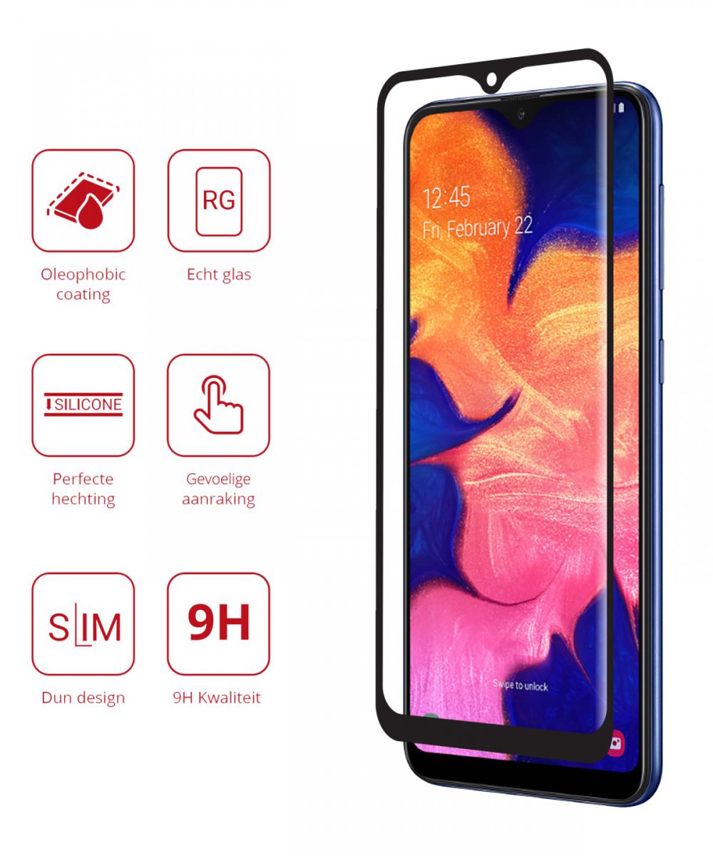 Rosso Samsung Galaxy A10 9H Tempered Glass Screen Protector afbeelding 2