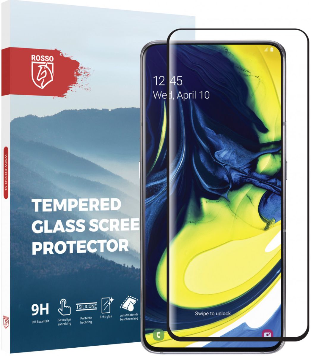 Rosso Samsung Galaxy A80 9H Tempered Glass Screen Protector afbeelding 1