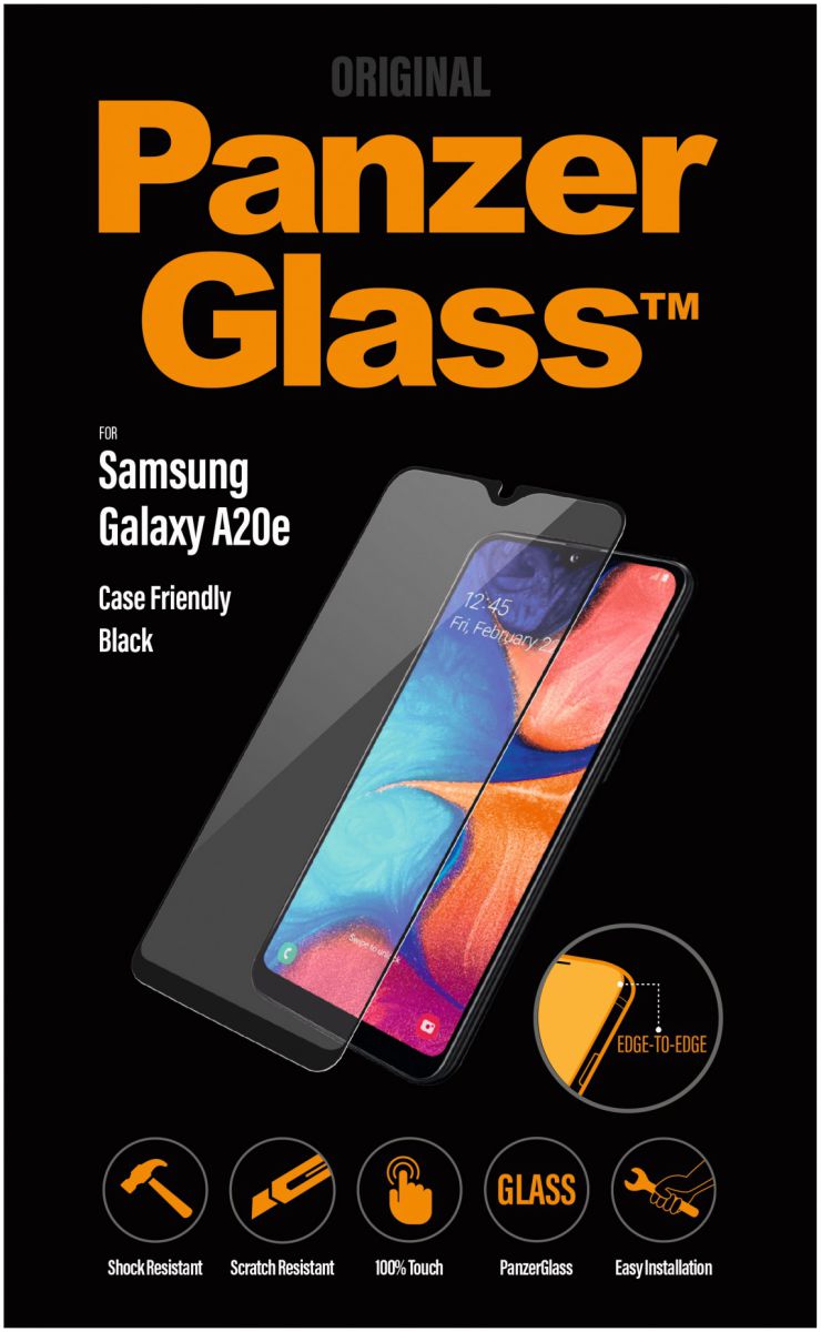 PanzerGlass Samsung Galaxy A20E Case Friendly Screenprotector afbeelding 1