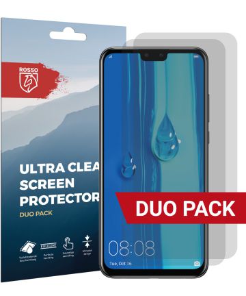 Rosso Huawei Y9 (2019) Ultra Clear Screen Protector Duo Pack Screen Protectors