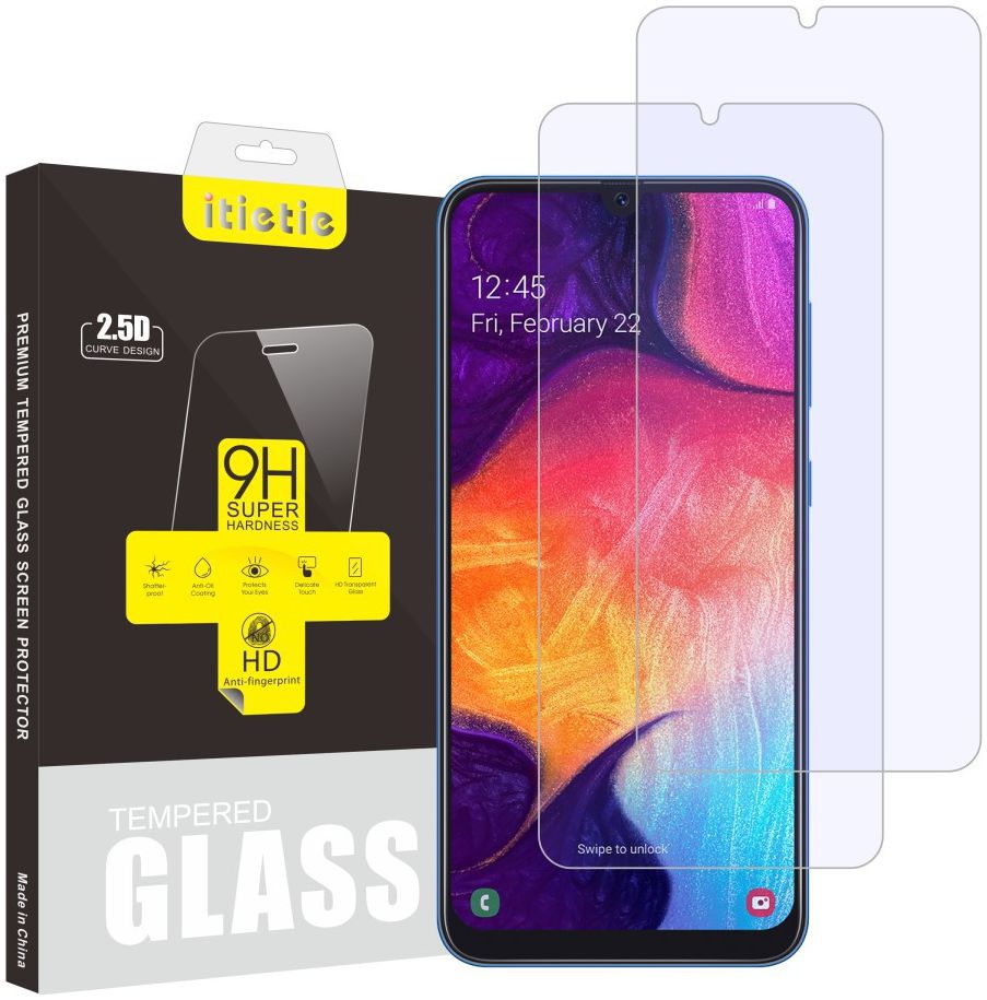 Samsung Galaxy A50 9H Tempered Glass Screen Protector (2 Pack) afbeelding 1