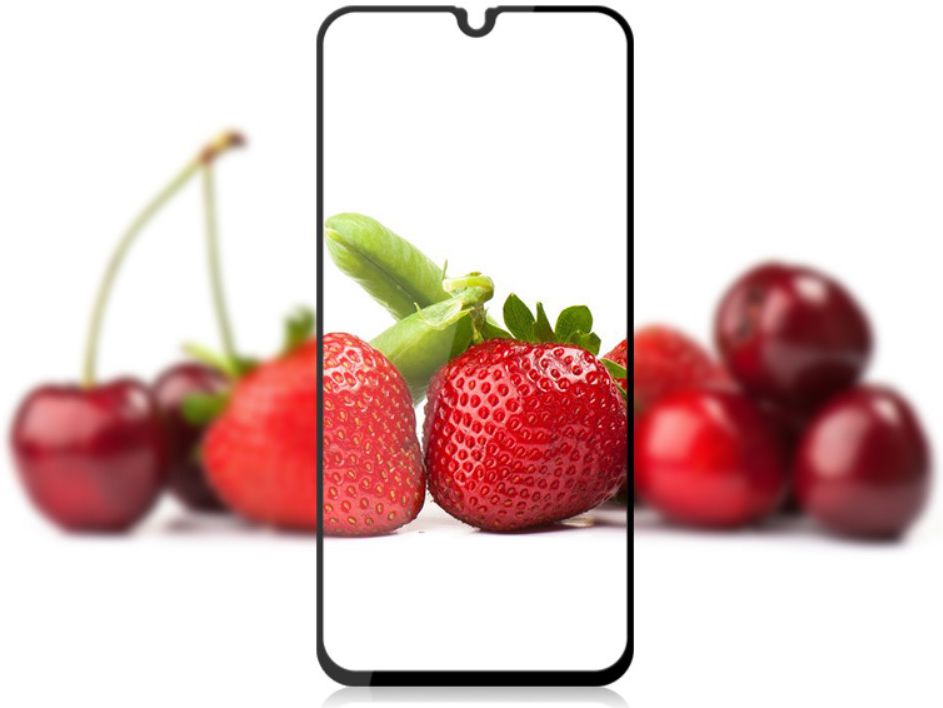 Samsung Galaxy A40 Ultra Clear Tempered Glass Screen Protector Zwart afbeelding 5