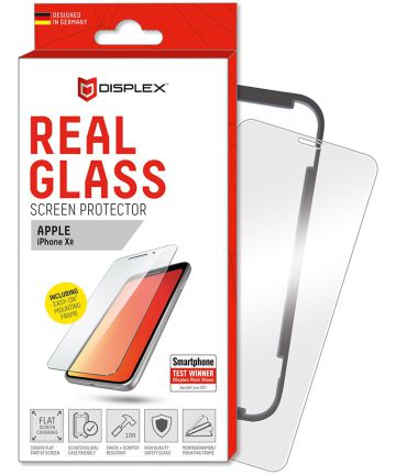 Displex 2D Real Glass + Frame Apple iPhone XR Screen Protector Screen Protectors