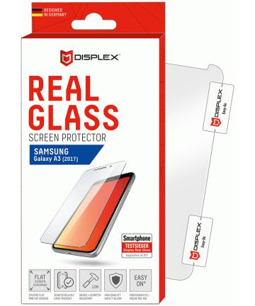 Displex 2D Real Glass Samsung Galaxy A3 (2017) Screen Protector Screen Protectors
