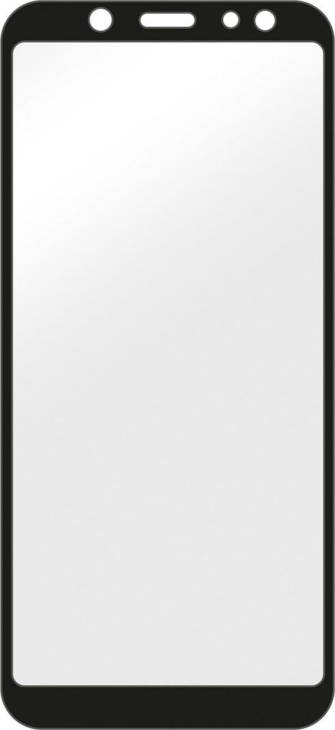 Displex 3D Glass + Frame Samsung Galaxy A6 Plus Screen Protector Zwart afbeelding 2