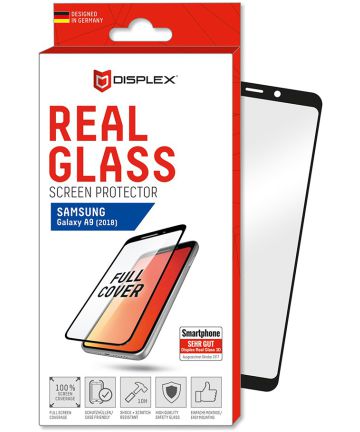 Displex 3D Real Glass Samsung Galaxy A9 (2018) Screen Protector Zwart Screen Protectors