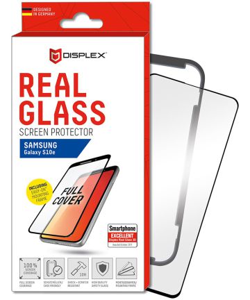 Displex 3D Real Glass Samsung Galaxy S10E Screen Protector Zwart Screen Protectors