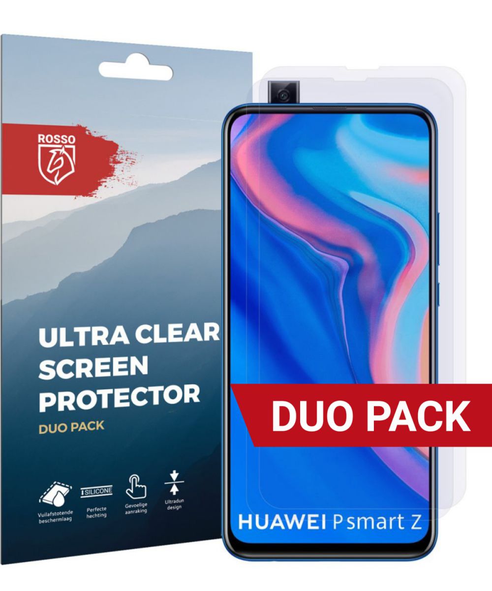 vlam Van toepassing raket Rosso Huawei P Smart Z Ultra Clear Screen Protector Duo Pack | GSMpunt.nl