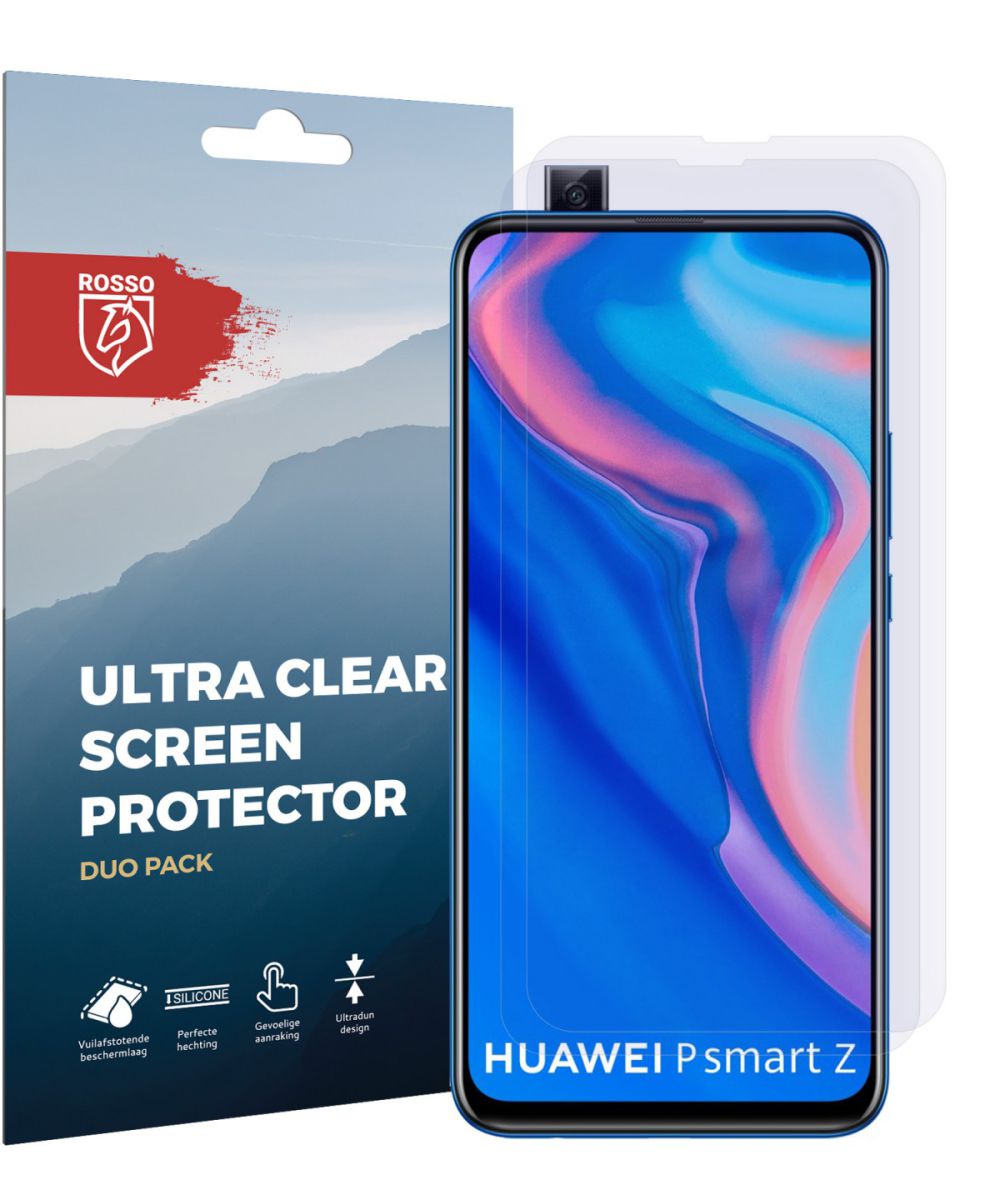 Rosso Huawei P Smart Z Ultra Clear Screen Protector Duo Pack afbeelding 10