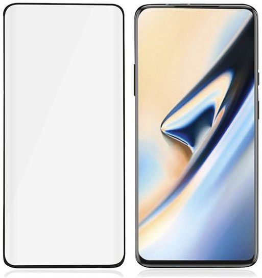 PanzerGlass OnePlus 7(T) Pro Case Friendly Screenprotector Zwart afbeelding 6