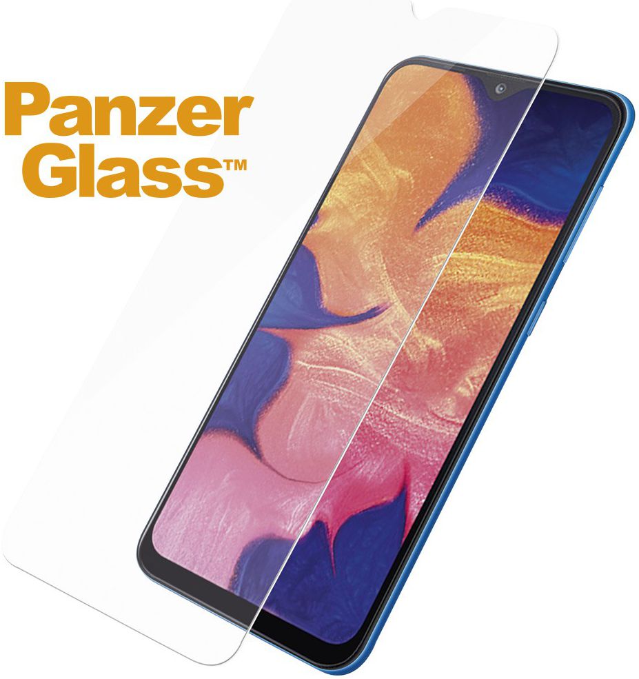 PanzerGlass Samsung Galaxy A10 Case Friendly Screenprotector Zwart afbeelding 2