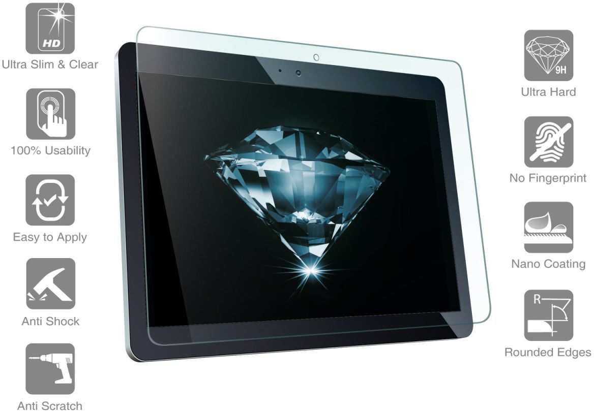 4smarts Second Glass Samsung Galaxy Tab A 10.1 (2019) Screen Protector afbeelding 2