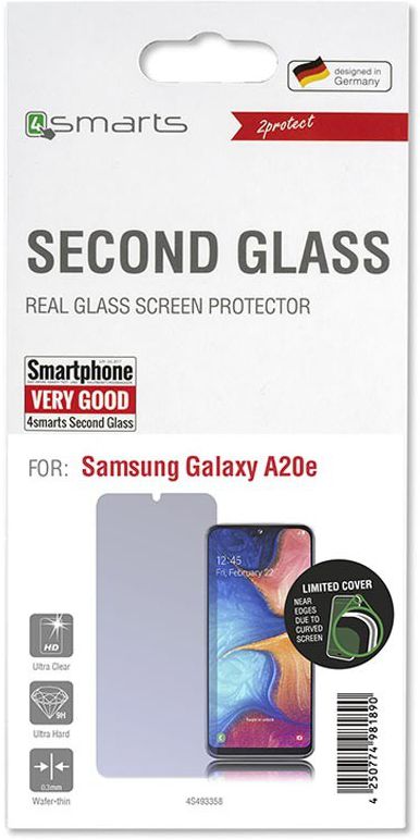 4Smarts Second Glass Limited Cover Samsung Galaxy A20e afbeelding 2