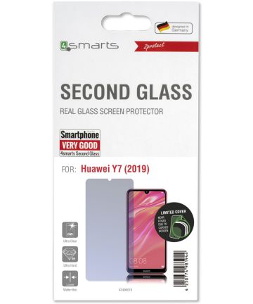 4Smarts Second Glass Limited Cover Huawei Y7 (2019) Screen Protectors