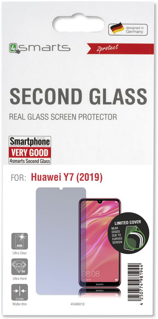 4Smarts Second Glass Limited Cover Huawei Y7 (2019) afbeelding 1