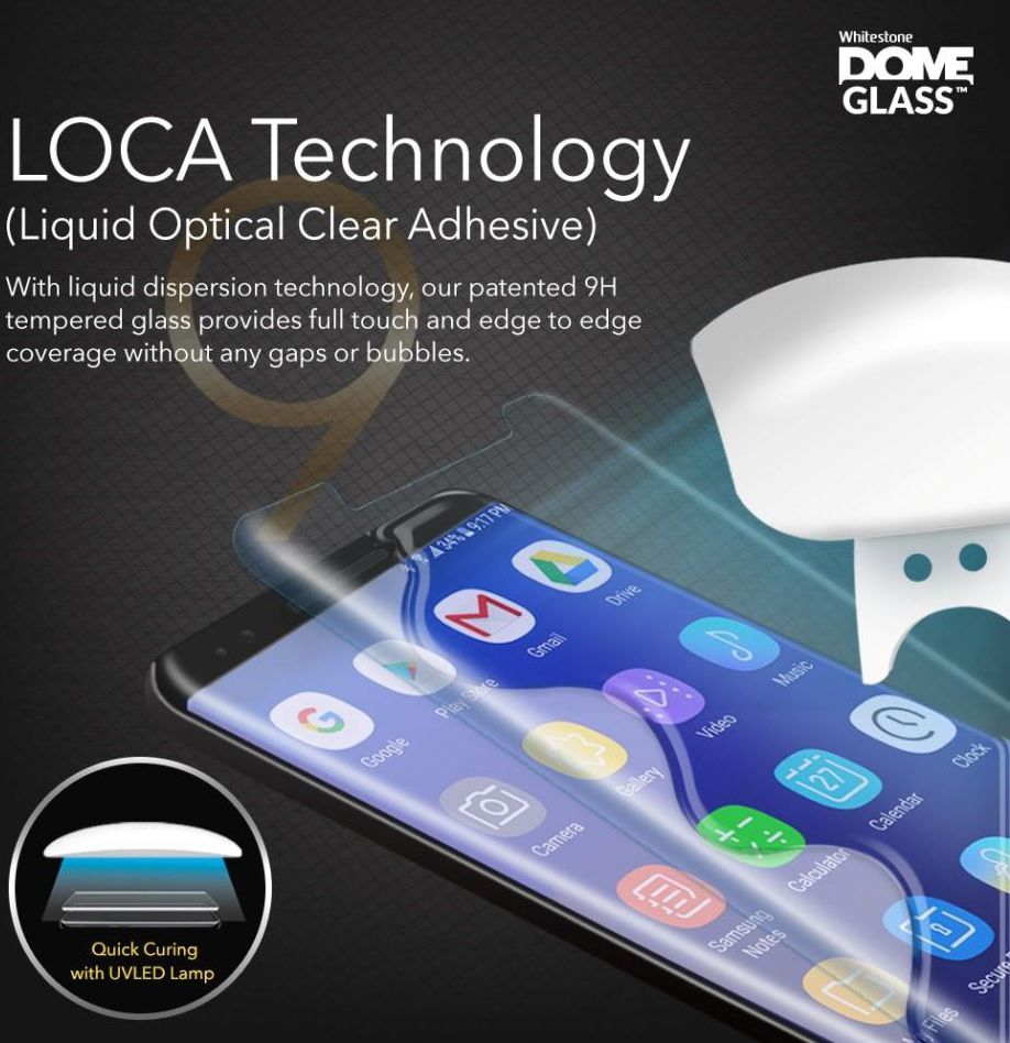 Whitestone Dome Glass Samsung Galaxy S8 Plus Screen Protector afbeelding 6