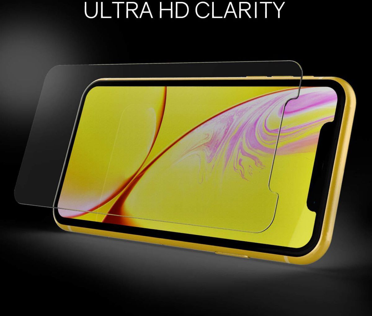 Whitestone Dome Glass Apple iPhone XR Screen Protector afbeelding 5