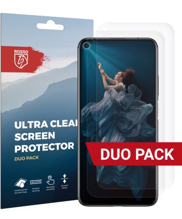 Rosso Honor 20 Ultra Clear Screen Protector Duo Pack Screen Protectors