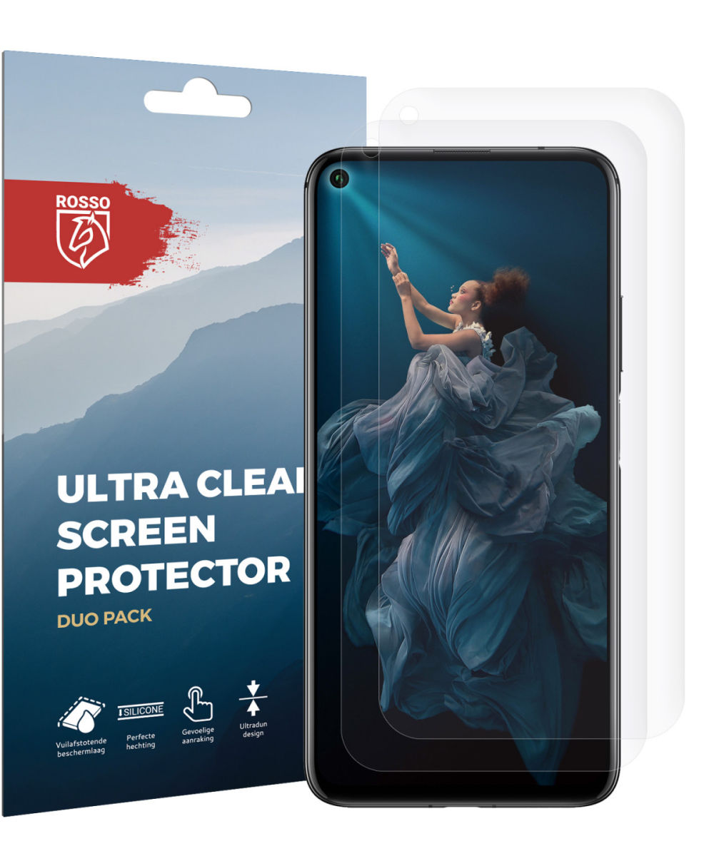 Rosso Honor 20 Ultra Clear Screen Protector Duo Pack afbeelding 9