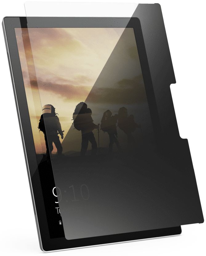 Urban Armor Gear Microsoft Surface Go Privacy Glass Screen Protector afbeelding 1