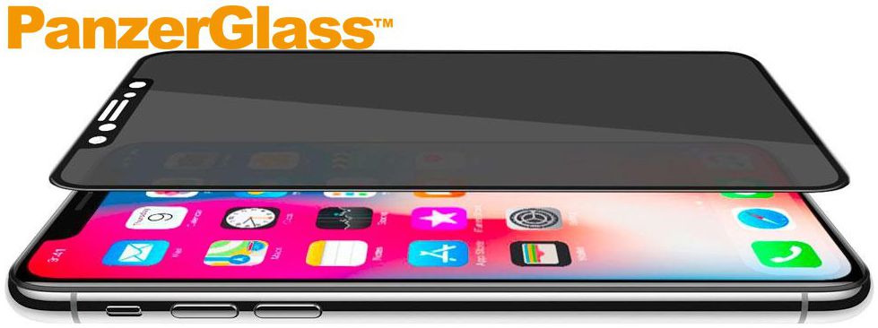 PanzerGlass iPhone X(s) Privacy Glass & Case Friendly Screenprotector afbeelding 7