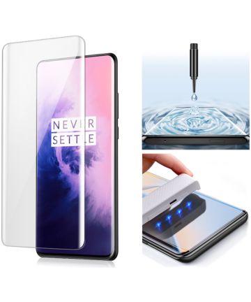 OnePlus 7 Pro Tempered Glass Screenprotector [UV lichtbestraling] Screen Protectors