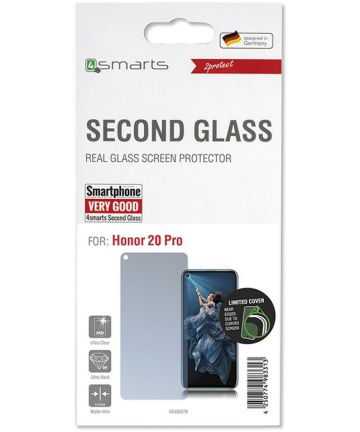 4smarts Second Glass Limited Cover Tempered Glass Honor 20 Pro Screen Protectors