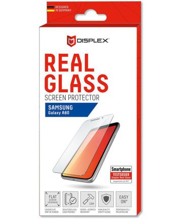 Displex 2D Real Glass Samsung Galaxy A80 Screen Protector Screen Protectors