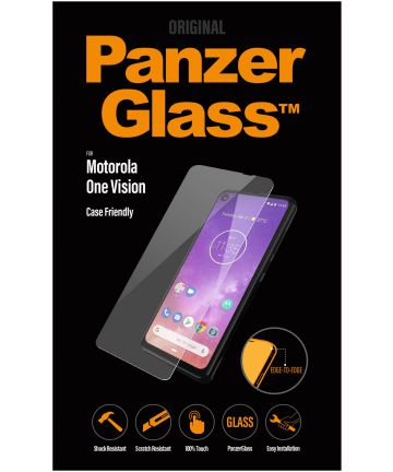 PanzerGlass Motorola One Vision Case Friendly Screenprotector Screen Protectors