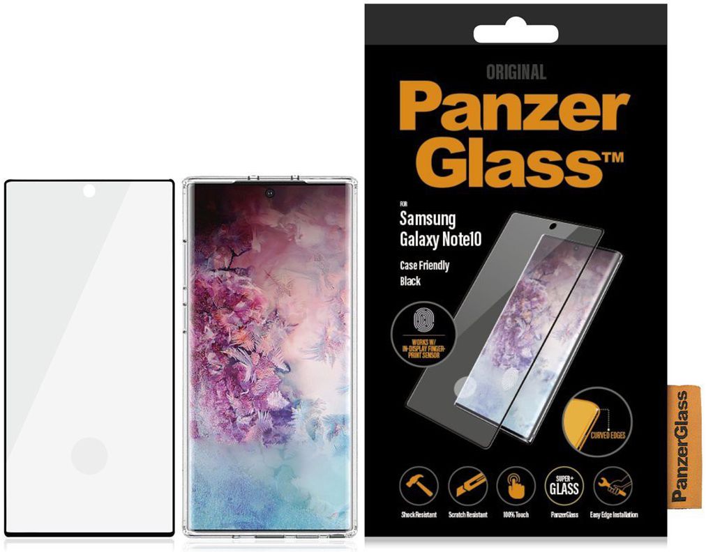 PanzerGlass Samsung Galaxy Note 10 Case Friendly Screenprotector afbeelding 4