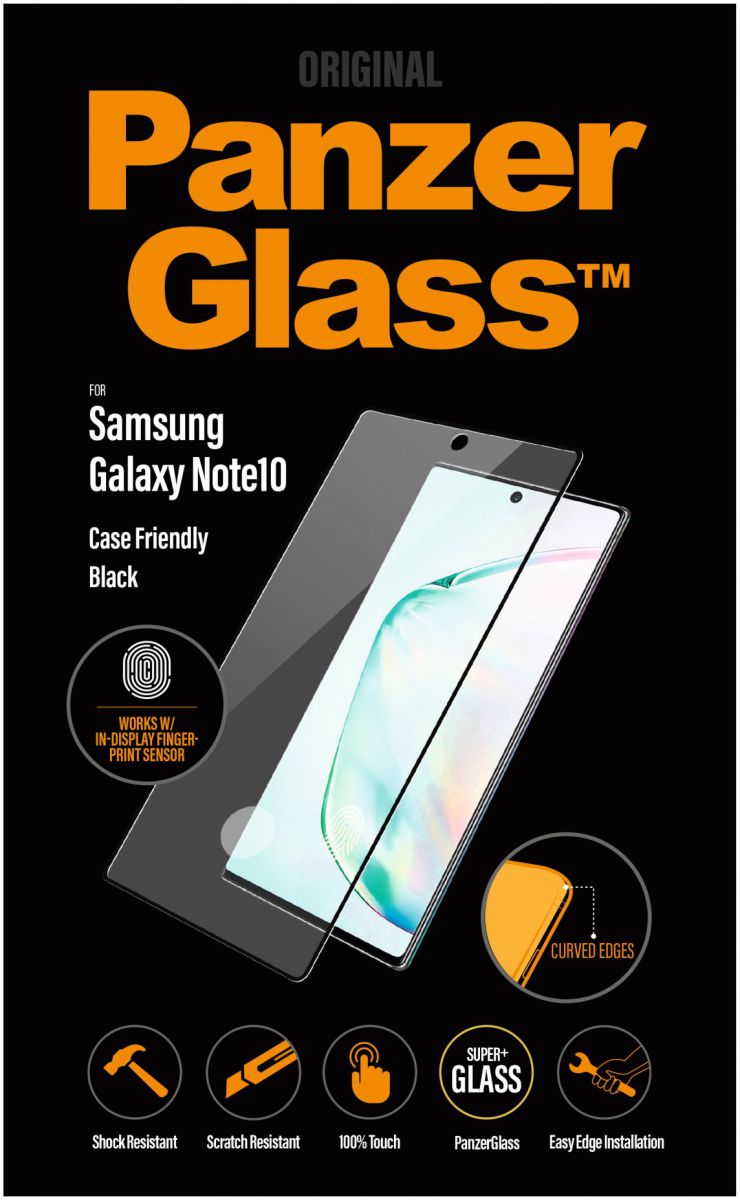 PanzerGlass Samsung Galaxy Note 10 Case Friendly Screenprotector afbeelding 1