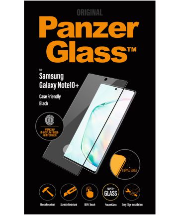 PanzerGlass Samsung Galaxy Note 10 Plus Case Friendly Screenprotector Screen Protectors