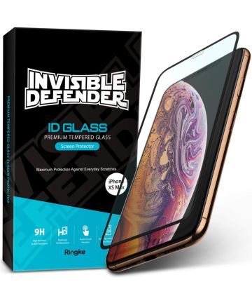 Ringke ID Apple iPhone XS Max 3D Volledig Dekkende Tempered Glass Screen Protectors