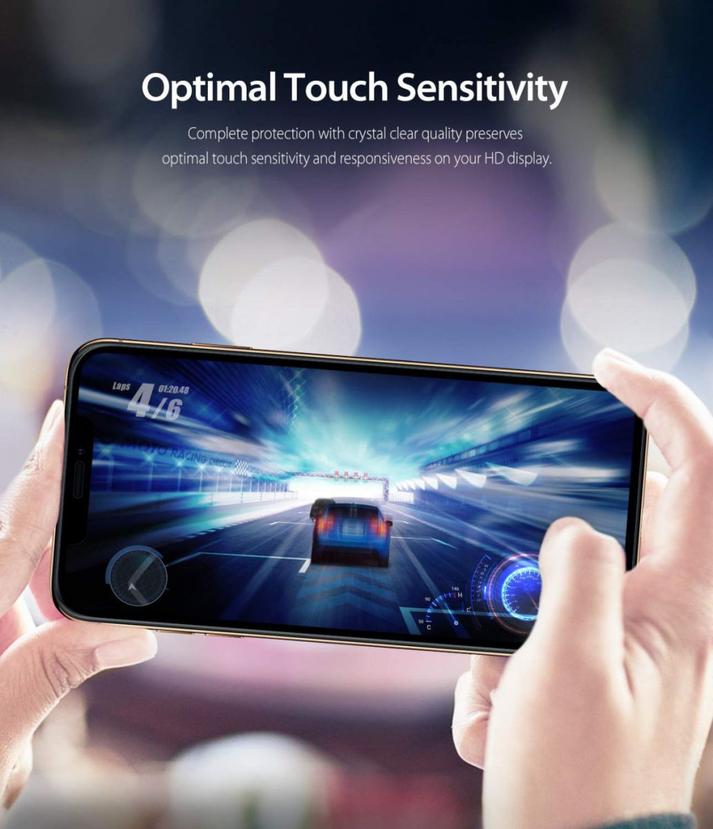 Ringke ID Apple iPhone XS Max 3D Volledig Dekkende Tempered Glass afbeelding 7