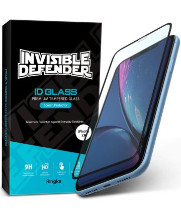 Ringke ID Apple iPhone XR 3D Volledig Dekkende Tempered Glass Screen Protectors