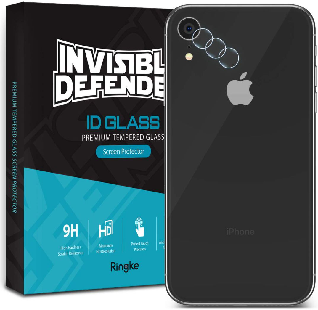 Ringke ID Tempered Glass Camera Lens Apple iPhone XR (3 Pack) afbeelding 1