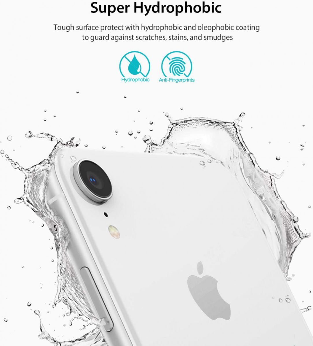 Ringke ID Tempered Glass Camera Lens Apple iPhone XR (3 Pack) afbeelding 6