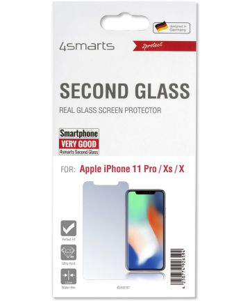 4Smarts Second Glass Apple iPhone 11 Pro / XS / X Tempered Glass Screen Protectors