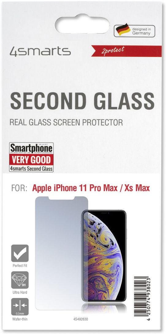 4Smarts Second Glass Apple iPhone 11 Pro Max / XS Max Tempered Glass afbeelding 1