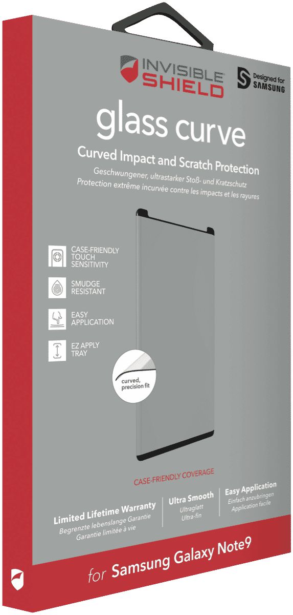 InvisibleSHIELD Glass Curve Tempered Glass Samsung Galaxy Note 9 afbeelding 1