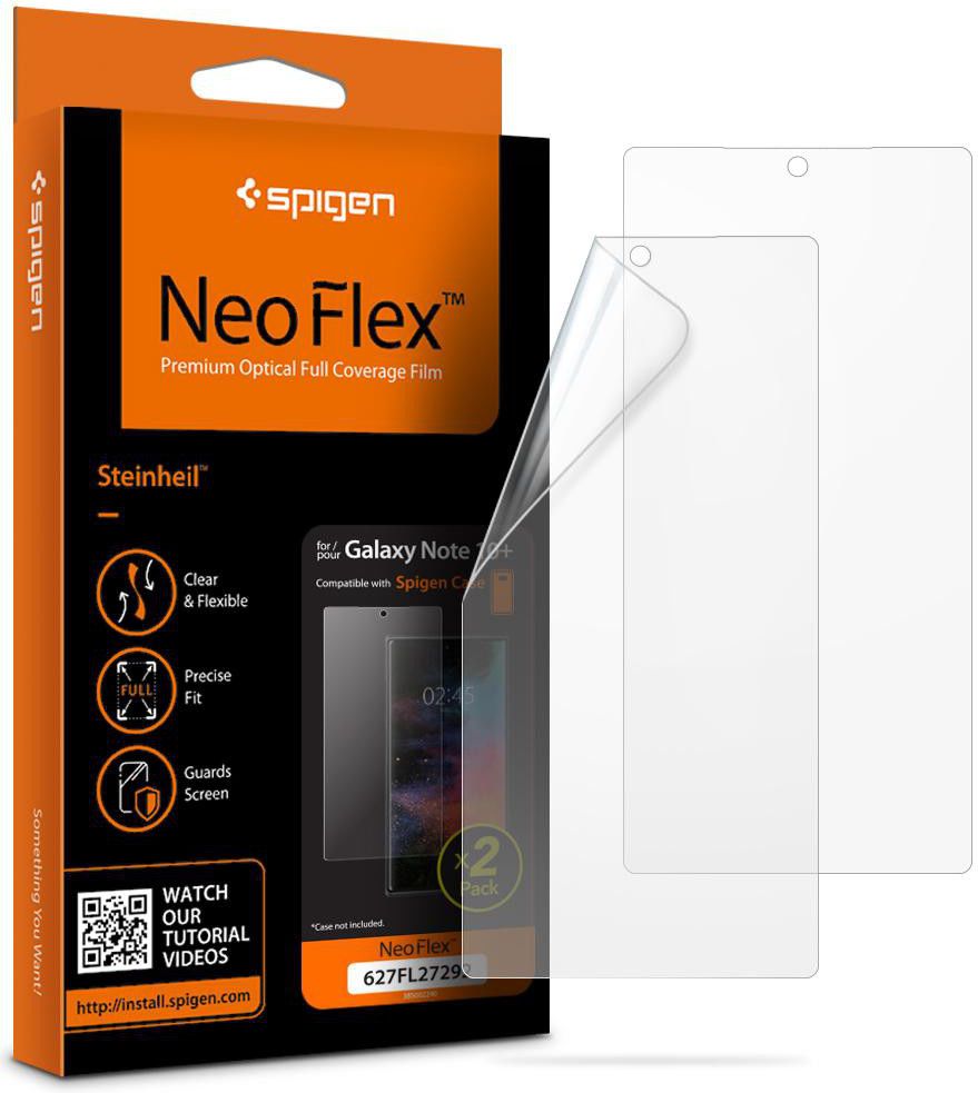 Spigen Curved Crystal Galaxy Note 10 Plus HD Screen Protector (2 Pack) afbeelding 2