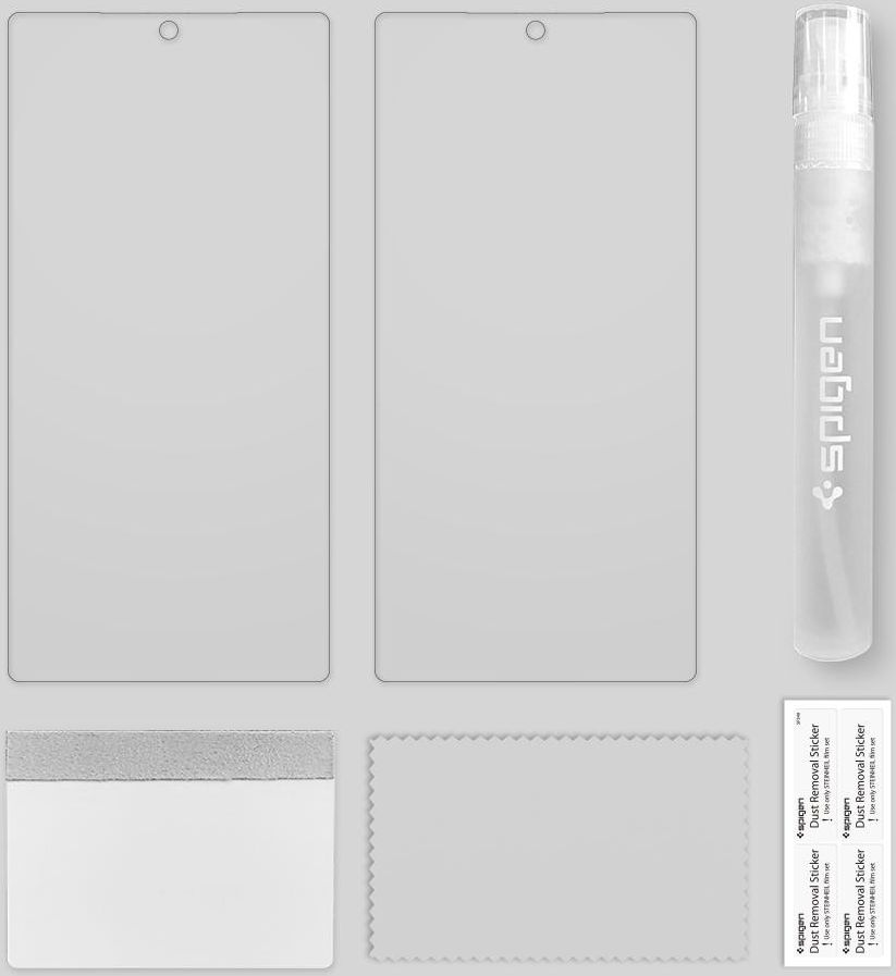 Spigen Curved Crystal Galaxy Note 10 Plus HD Screen Protector (2 Pack) afbeelding 4