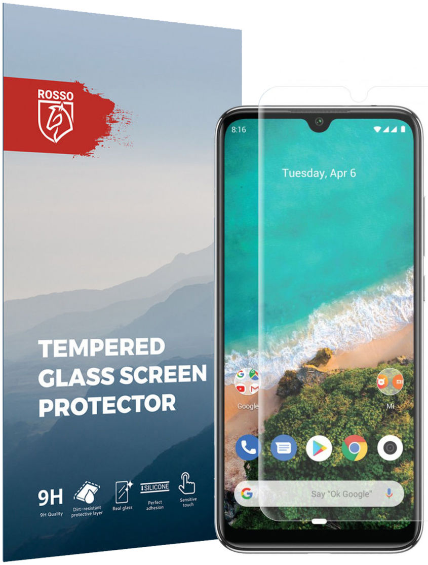 Rosso Xiaomi A3 9H Tempered Glass Screen Protector afbeelding 1