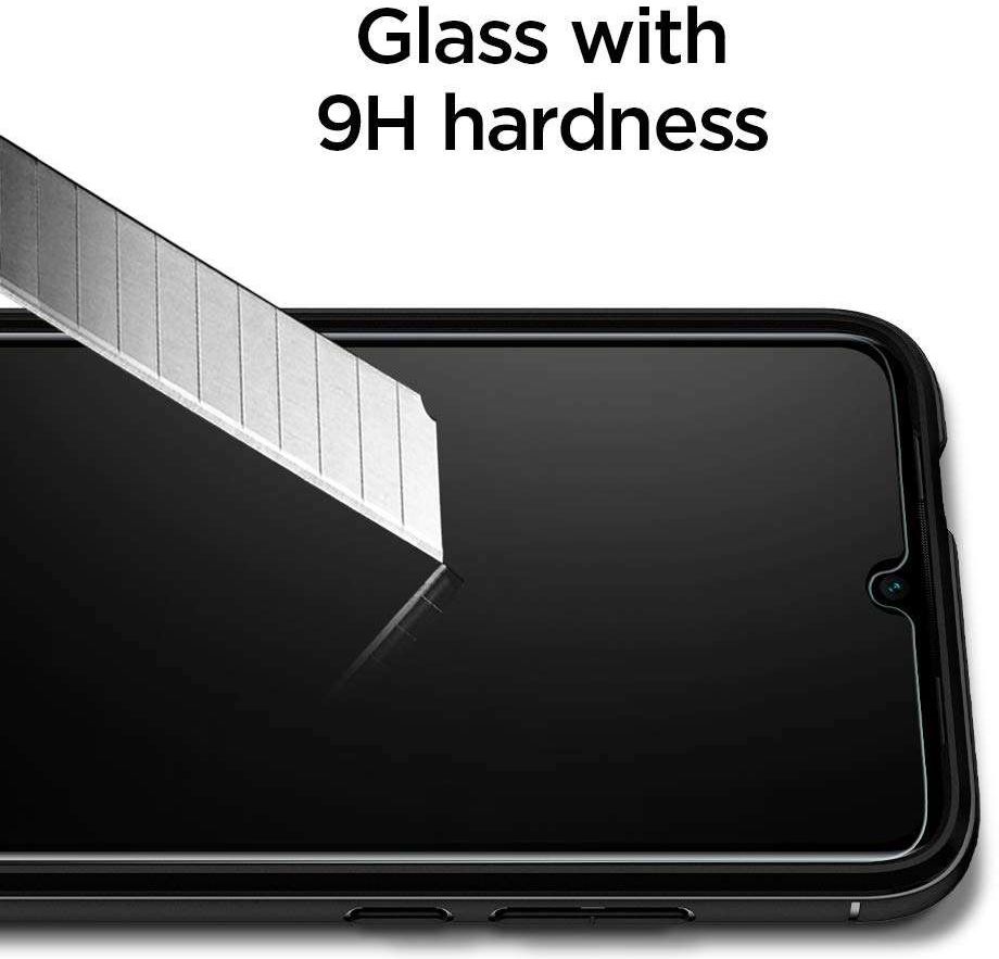 Spigen Xiaomi Redmi Note 7 Tempered Glass Screen Protector 2-Pack afbeelding 7