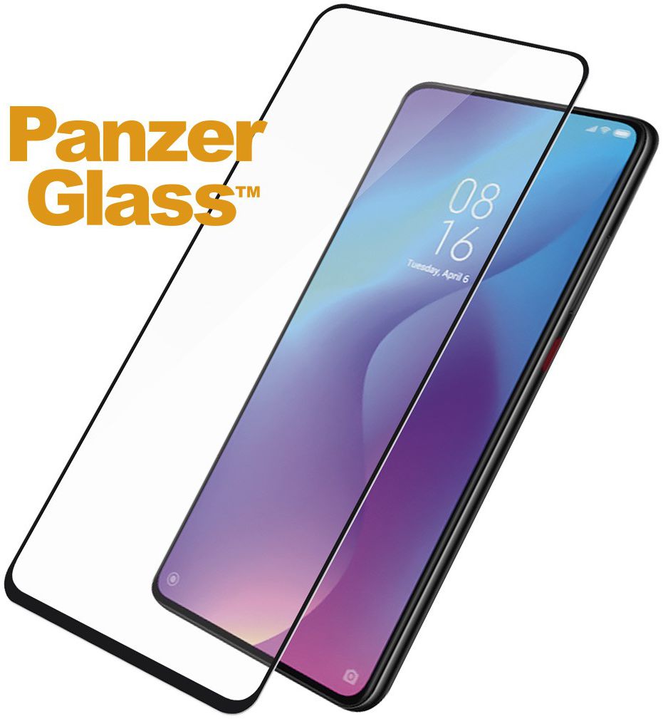 PanzerGlass Xiaomi Mi 9T (Pro) Case Friendly Screenprotector Zwart afbeelding 2