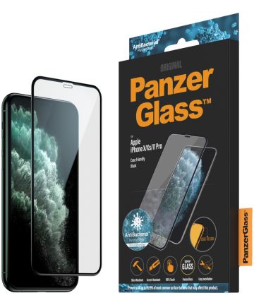 PanzerGlass iPhone 11 Pro / X(S) Screenprotector Case Friendly Zwart Screen Protectors