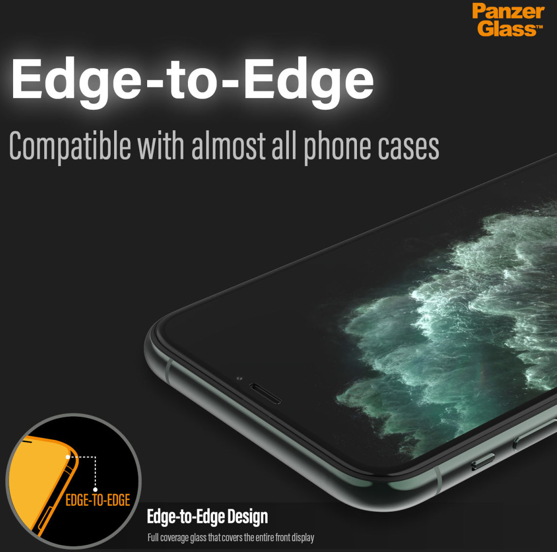 PanzerGlass iPhone 11 Pro Max / XS Max Case Friendly Screenprotector afbeelding 7