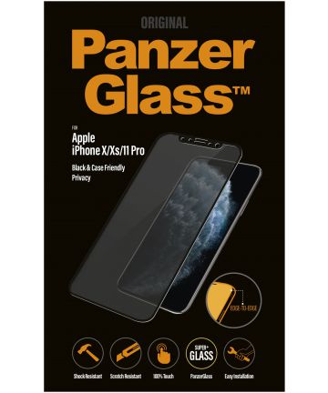 PanzerGlass Apple iPhone 11 Pro / XS CF Privacy Glass Screenprotector Screen Protectors