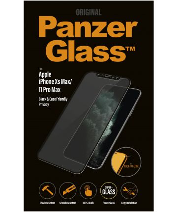 PanzerGlass iPhone 11 Pro Max / XS Max Privacy Glass Screenprotector Screen Protectors