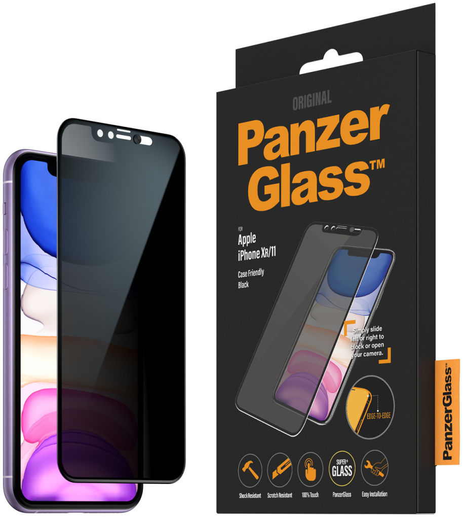 PanzerGlass Privacy Camslider CF Screenprotector iPhone 11 / XR afbeelding 1